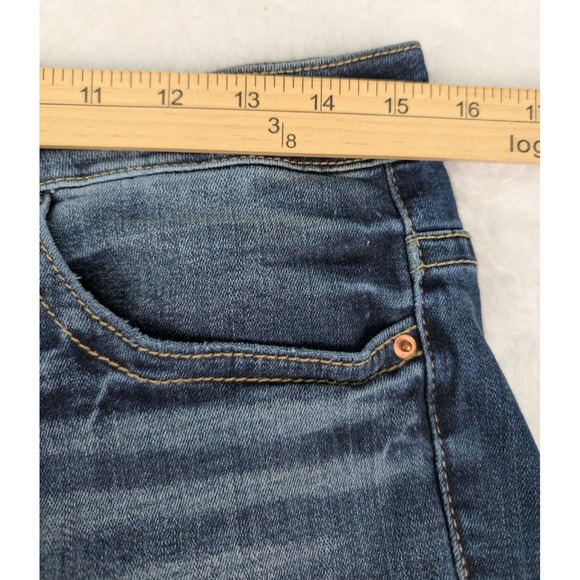 BKE Stella Mid-Rise Slim Fit Jeans Women's 31x31.5 Blue Denim Tailored Bootcut - Picture 5 of 10